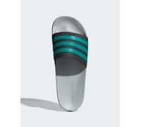 adidas performance - Adilette - Sliders da doccia grigio/verde-azzurro puro/grigio due 38
