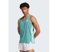 adidas Performance - Adizero - Canotta da corsa verde-azzurro-Blu XS