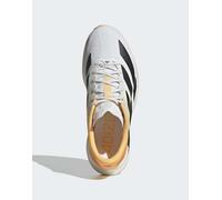 adidas Performance - Adizero Evo SL - Sneakers bianche e nere con dettagli arancioni-Bianco 47 1/3