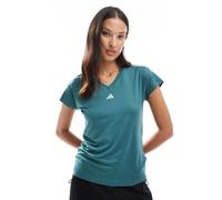 T-shirt AEROREADY Train Essentials Minimal Branding V-Neck Preloved Teal / White S