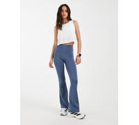 adidas performance - All Me Essentials - Leggings a zampa grigio inchiostro preloved-Blu L