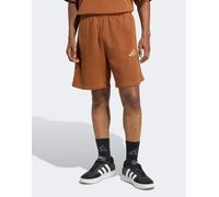 adidas performance - All szn - Pantaloncini in spugna da 8" slavati color bronzo crepuscolare-Marrone S