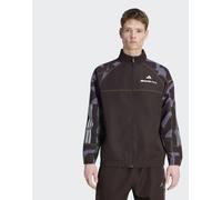 adidas performance - Amg - Giacca sportiva mimetica color aurora coffee/aurora onix-Marrone M