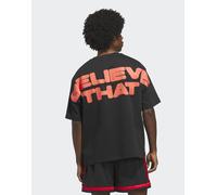 adidas performance - Anthony Edwards Believe That - T-shirt nera / rosso solare-Nero 2XL