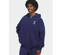 adidas performance - Anthony Edwards Foundation - Felpa con cappuccio e zip blu scuro XS
