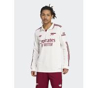 adidas performance - Arsenal 25/26 - Terza maglia originale a maniche lunghe bianco nuvola e bordeaux team college XS