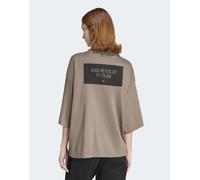 adidas performance - Audi Formula One Team Elevated - T-shirt a maniche corte con grafica marrone semplice e rosso ad alta risoluzione S