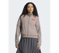 adidas performance - Audi Formula One Team Elevated - Top sportivo marrone semplice e rosso hi-res S