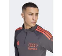 adidas performance - Audi Formula One Team Mechanicals - Giacca con zip corta nero multitasche/rosso hi-res L