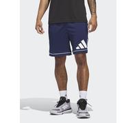 adidas Uomo Basketball Badge of Sport Short, Team Navy/Team Navy, S 7 inch