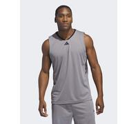 adidas Performance - Basketball Legends - Top senza maniche color grigio three/nero XS