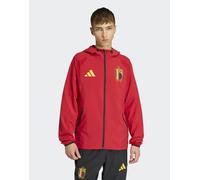 ADIDAS PERFORMANCE Giacca di mezza stagione 'Belgium Tiro Travel Full Zip' giallo / rosso / nero Uomo ADIDAS PERFORMANCE XXXL