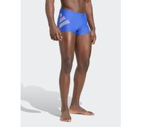 adidas Performance - Big Bar - Boxer blu semilucido/bianco S-M