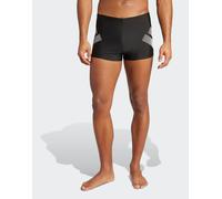 ADIDAS PERFORMANCE Pantaloncini sportivi da bagno 'Big Bars' grigio / nero / bianco Uomo ADIDAS PERFORMANCE XXL grigio / nero / bianco