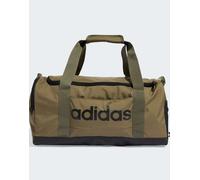 adidas Essentials Linear Duffel Bag, Borsone Unisex-Adulto, Olive Strata/Black, S