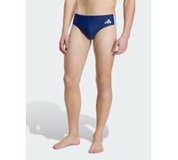 adidas Performance - Boxer da bagno blu scuro e bianchi con 3 strisce XL