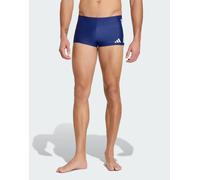 adidas Performance - Boxer da bagno blu scuro e bianchi XS