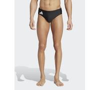 adidas Performance - Boxer da bagno neri e bianchi tinta unita-Nero M