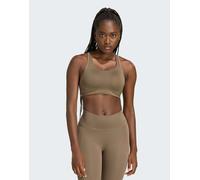 Reggiseno sportivo a sostegno elevato per donne adidas Optimé Workout Beige M A/B