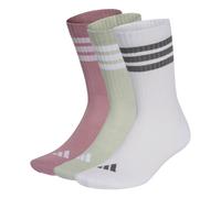 adidas Unisex - Adulto 3Stripes Cushioned Sportswear Crew Socks 3 Pair Pack Socks, magic mauve/white/halo green/grey four, M