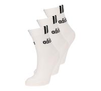 Calze 3-Stripes Linear Half-Crew Cushioned (3 paia) White / Black 34-36