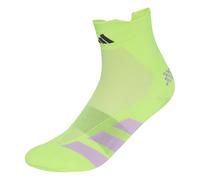 Calzini Running adidas Adizero Quarter verde lime lilla nero - L