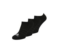 adidas Unisex - Bambini Cushioned Low-Cut 3 Pairs Calzini Invisible/Sneaker, Black/White