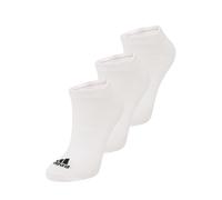 adidas Thin and Light Sportswear 3 Pairs Calzini, White/Black, XS