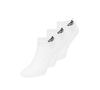 adidas Unisex - Adulto Cushioned Sportswear Ankle Socks 3 Pairs, White / Black, 6.5-8