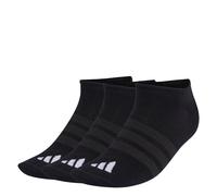 adidas Mixte THIN&LIGHT SPORTSWEAR NO SHOW SOCKS 3 PAIR PACK, black/black/white, 10.5-12.5