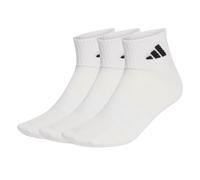 adidas Mixte THIN&LIGHT SPORTSWEAR ANKLE SOCKS 3 PAIR PACK, white/white/black, 6-7 Years