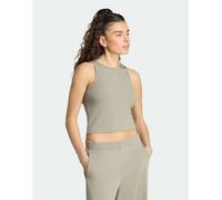 CANOTTA A COSTE adidas KIT SMALL LOGO Silver Pebble XS