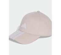 adidas Performance - Cappellino da baseball beige con logo a 3 strisce bianche-Neutro M-L