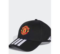 adidas Performance - Cappellino da baseball nero e bianco del Manchester United 2XS-XS