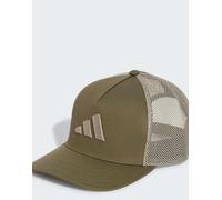 adidas Unisex - Adulto Snapback Trucker cap, Olive Strata/Silver Pebble, S-M