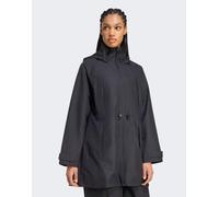 adidas Donna City Rain Parka Coat, black, XXS