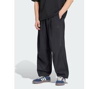 adidas Performance - City Tech - Pantaloni neri con 3 strisce-Nero XS