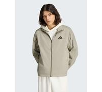 adidas Performance - City Tech - Top sportivo argento con 3 strisce M