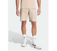 adidas Performance - Club Tennis Climacool - Pantaloncini kaki con 3 strisce-Neutro S 9in
