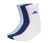 adidas performance - Confezione da 3 paia di calzini sportivi ammortizzati blu scuro/bianco/blu acceso 34-36