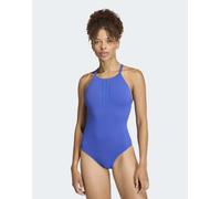 adidas performance - Costume da bagno con collo alto e spalline sottili 2 posizioni manopesca blu semi lucido W26