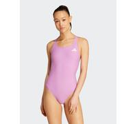 adidas Performance - Costume da bagno viola preloved con retro a V W42