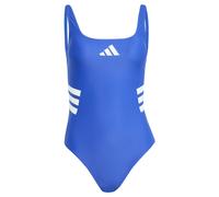 Costume da bagno 3-Stripes U-back Semi Lucid Blue / White 50