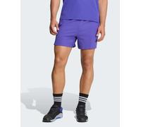 adidas Performance - D4T Primelift - Pantaloncini viola puro con 3 strisce S 7in