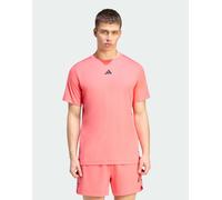 adidas Performance - D4T Primelift - T-shirt con 3 strisce color turbo puro-Rosa 3XL