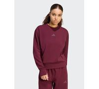 adidas Performance - Designed-for-Training - Felpa girocollo da riscaldamento bordeaux-Rosso 2XL