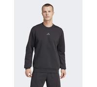 ADIDAS PERFORMANCE Felpa sportiva 'Designed For Training' grigio basalto / nero, Taglia L