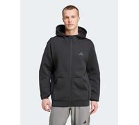 ADIDAS PERFORMANCE Giacca di felpa sportiva 'Designed for Training' grigio / nero, Taglia S