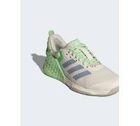 adidas Performance - Dropset 3 Strength - Scarpe da allenamento argento aureola / verde semi scintilla 47 1/3