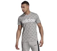 Adidas Performance ESS Linear Core Fav tee Uomo T-Shirt Grigio